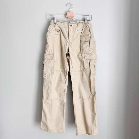 Women’s 5.11 Tactical Khaki Pants Cargo Chino size 6 work - Picture 1 of 6